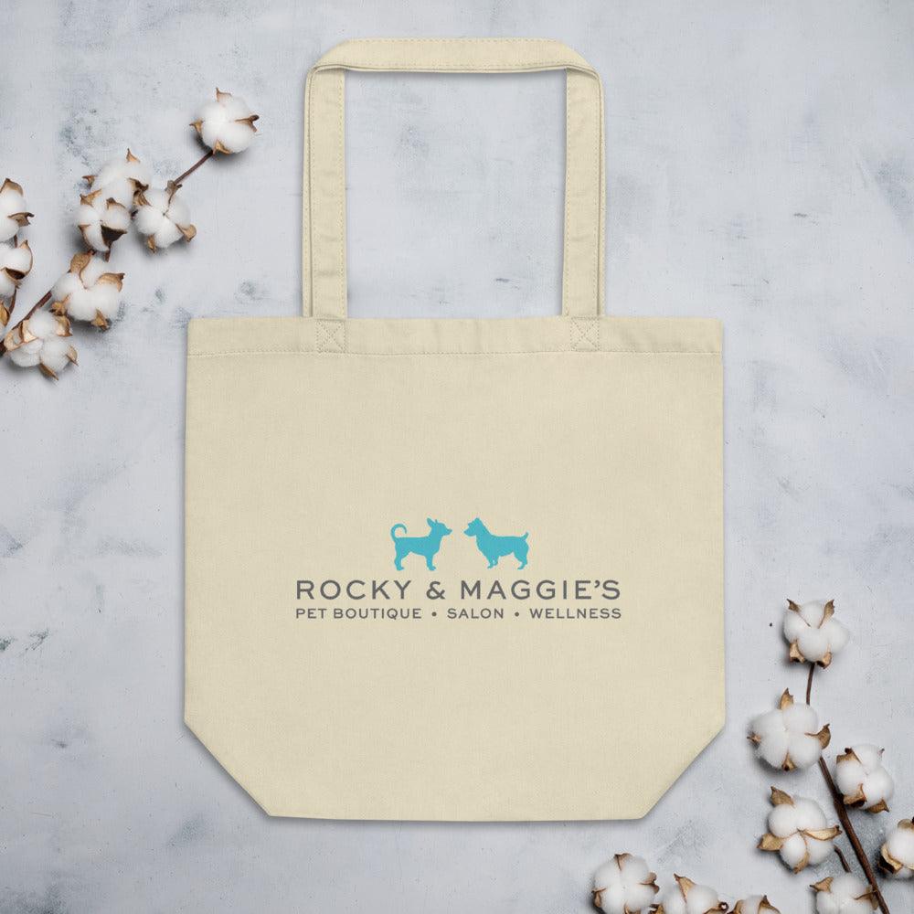 Eco-friendly Tote Bag with Embroidered Rocky and Maggie's Logo - Rocky & Maggie's Pet Boutique and Salon