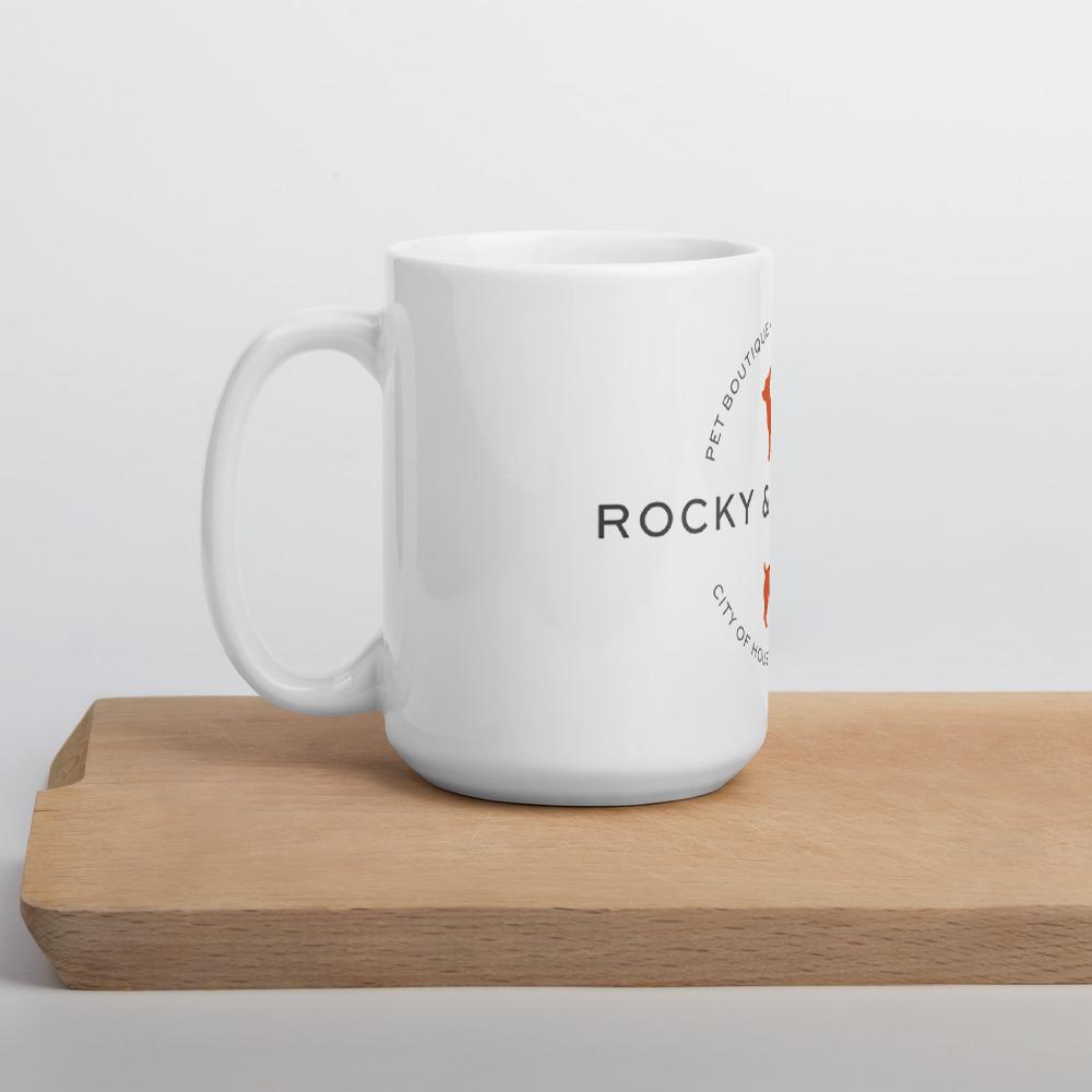 Coffee Mug with Rocky and Maggie's Logo - Rocky & Maggie's Pet Boutique and Salon