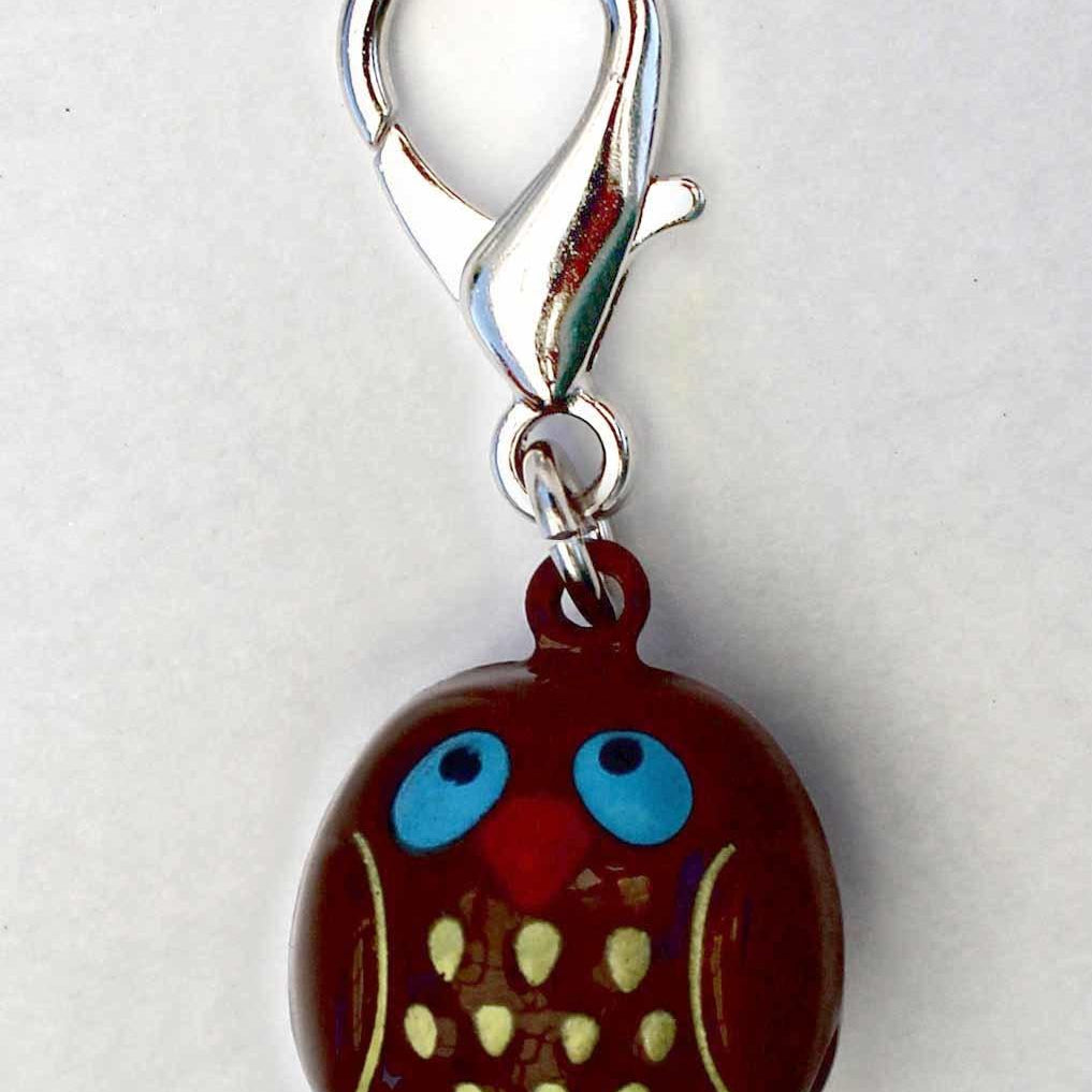 Jingle Owl Dog Collar Charm - Rocky & Maggie's Pet Boutique and Salon