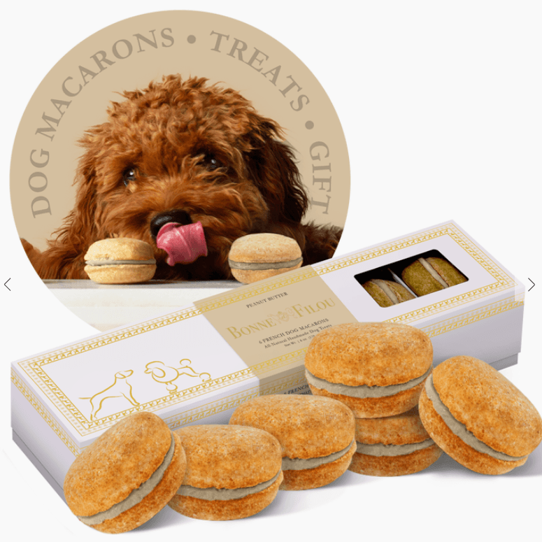 Peanut Butter Dog Macarons - Rocky & Maggie's Pet Boutique and Salon