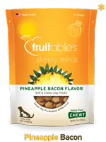 Skinny Minis Pineapple Bacon Soft & Chewy Dog treats - Trainers, 12oz - Rocky & Maggie's Pet Boutique and Salon