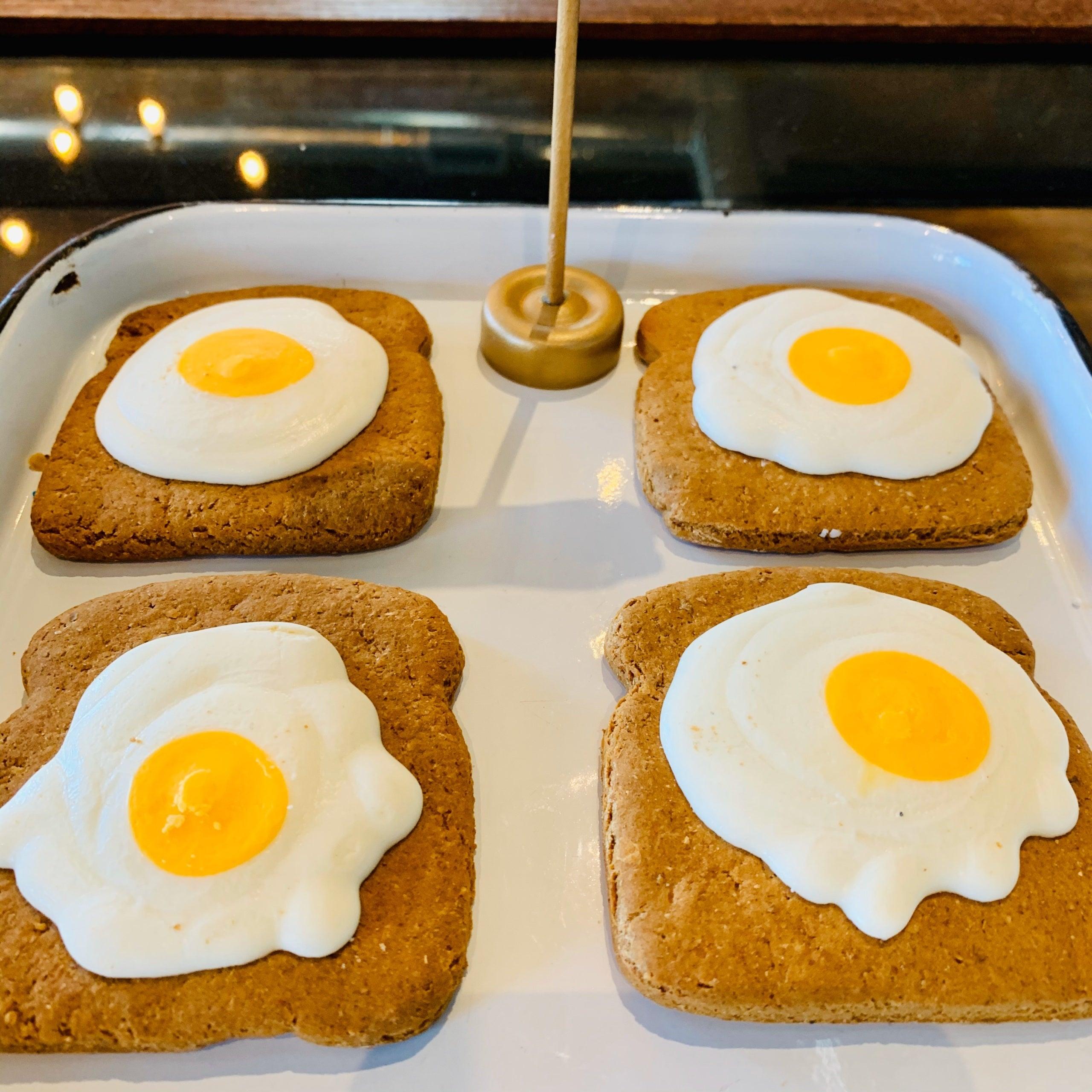 Eggs and Toast Cookie - Rocky & Maggie's Pet Boutique and Salon