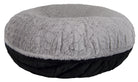 Bagel Bed - Serenity Grey and Black Puma - Rocky & Maggie's Pet Boutique and Salon