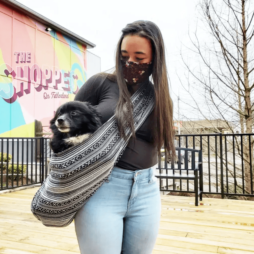 100% Hand-Woven Pet Sling - Rocky & Maggie's Pet Boutique and Salon