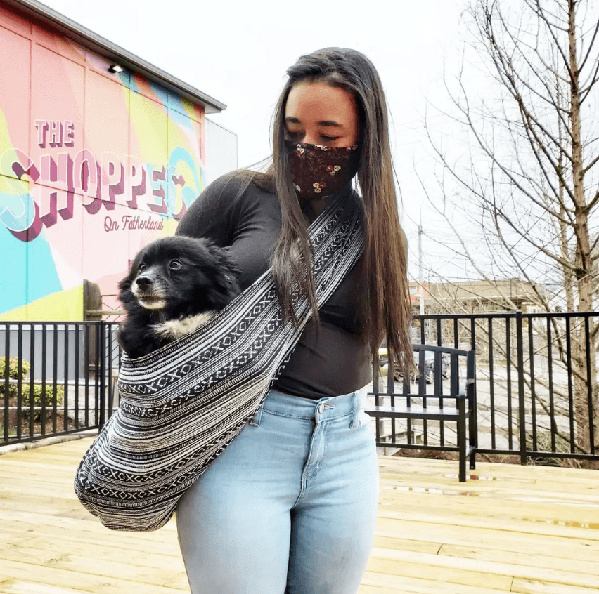 100% Hand-Woven Pet Sling - Rocky & Maggie's Pet Boutique and Salon