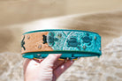 Baby Sea Turtles Leather Collar - Rocky & Maggie's Pet Boutique and Salon